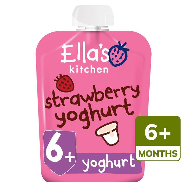 Ella's Kitchen Greek Yoghurt Strawberry 90G