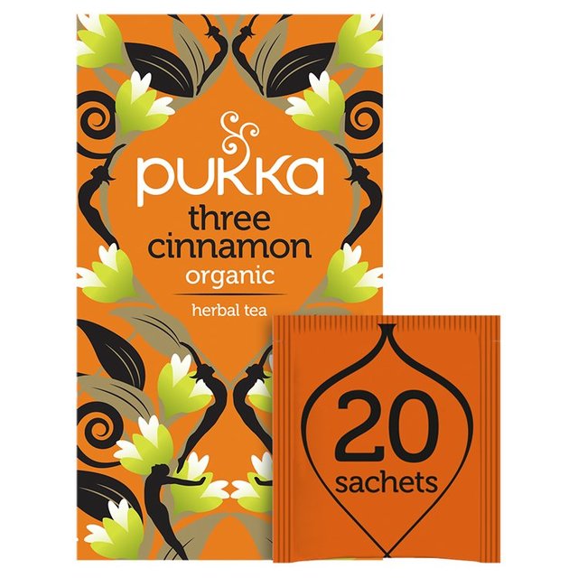Pukka Organic Three Cinnamon 20 Tea Bags 40G