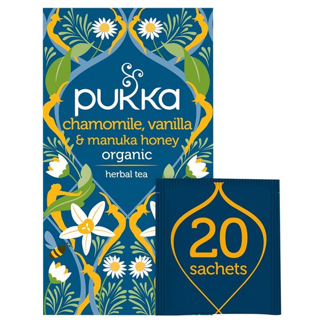 Pukka Organic Vanilla And Manuka 20 Tea Bags 32G