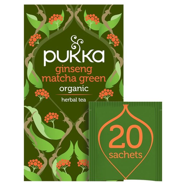 Pukka Organic Ginseng Matcha Green Teabag 30G
