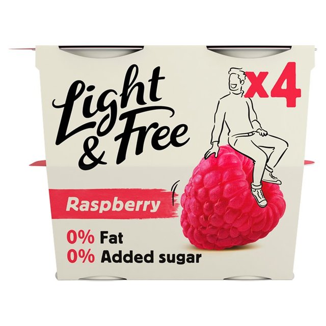 Light & Free Grk/Style Raspberry Yoghurt 4 X115g