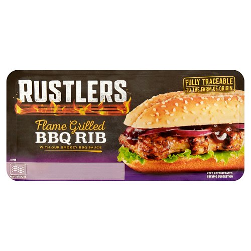 Rustlers Bbq Pork Rib Sandwich 157 G