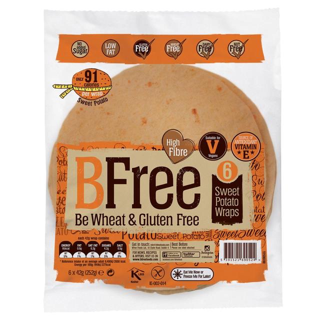 Bfree Sweet Potato Gluten Free Wrap 6X42g