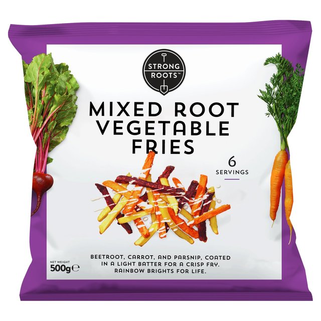Strong Roots Mixed Root Vegetable Fries 500G