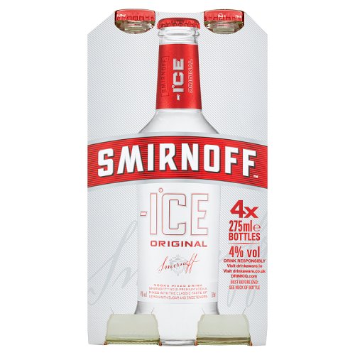 Smirnoff Ice 4X275ml Bottles