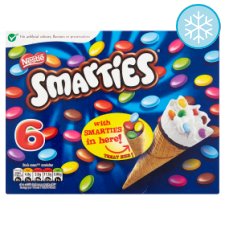 Nestle Smarties Ice Cream Cone 6 X 70Ml