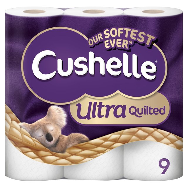 Cushelle Ultra Quilted 3Ply 9 Rolls