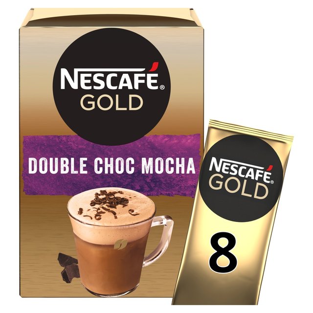 Nescafe Gold Double Chocolate Mocha Coffee 8 X 23G