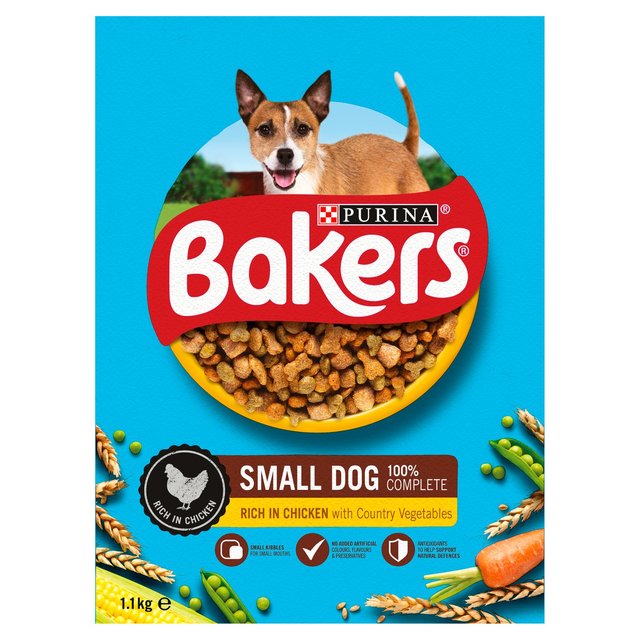 Bakers Small Dog Food Chicken And Vegetables 1.1Kg