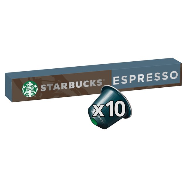 Starbucks Espresso Roast Coffee Pods 10 Pack 57G