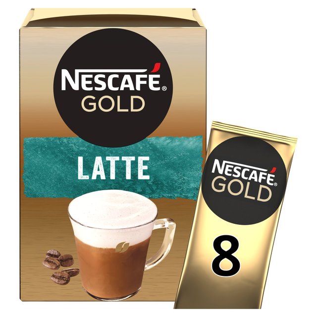 Nescafe Gold Latte Instant Coffee 8X15.5G