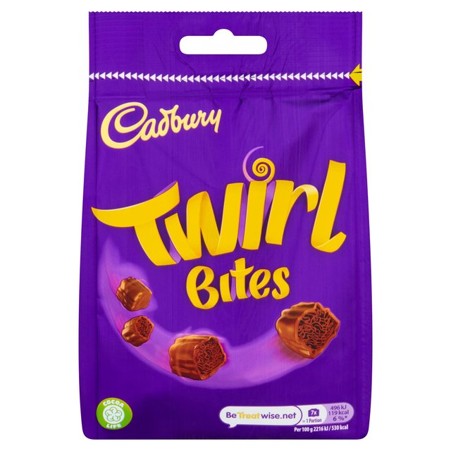 Cadbury Twirl Bites Chocolate Bag 109G