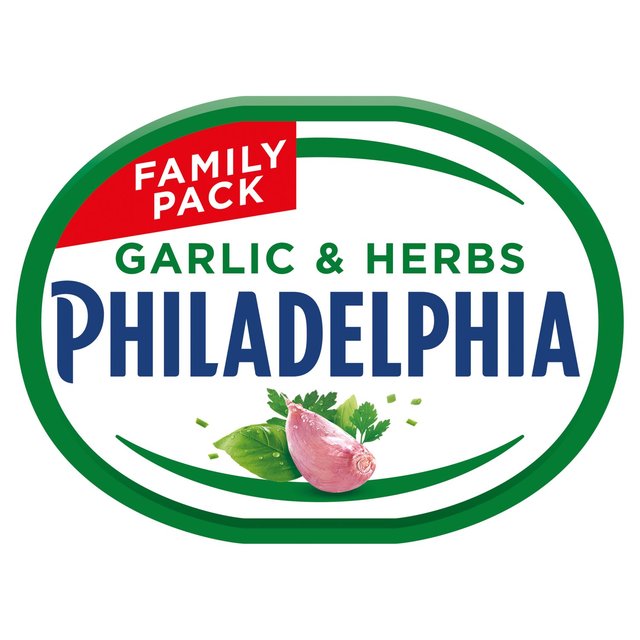 Philadelphia Garlic And Herb 340G