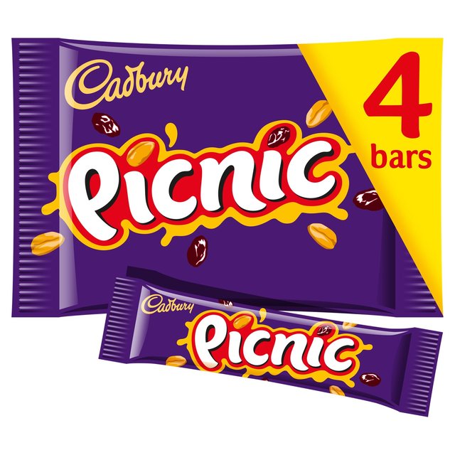 Cadbury Picnic Bars 4X38g