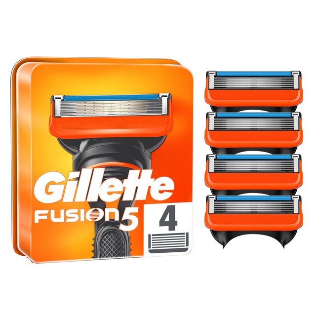 Gillette Fusion Razor Blades Refill 4 Pack