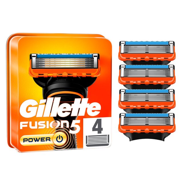 Gillette Fusion Power Razor Blades Refill 4 Pack