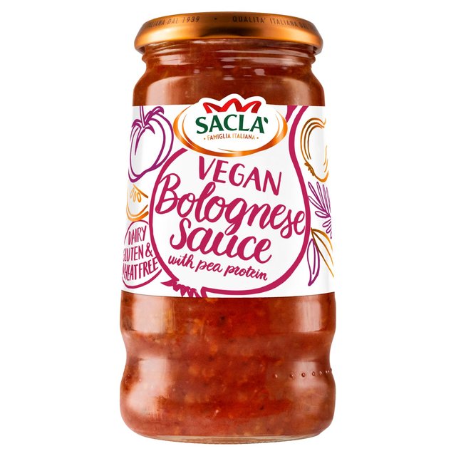 Sacla Bolognese Pasta Sauce With Pea Protein 350G