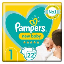 Pampers New Baby Size 1 22 Nappies