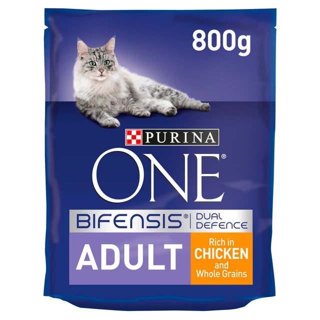 Purina One Adult Dry Cat Food Chicken And Wholegrain 800G