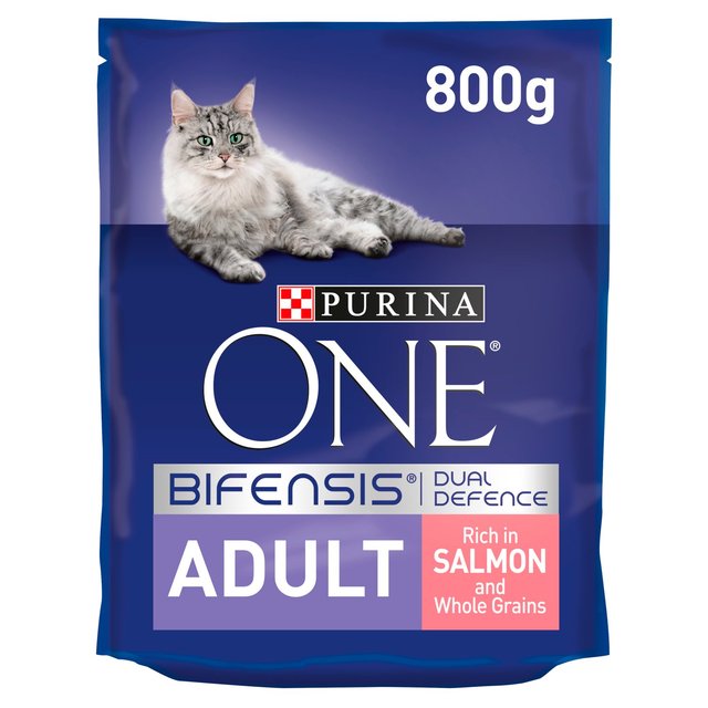 Purina One Cat Adult Salmon And Whole Grain 800G