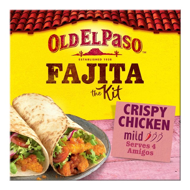 Old El Paso Crispy Chicken Fajita Kit 555G