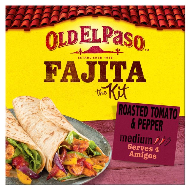Old El Paso Tomato And Pepper Fajita Kit 505G