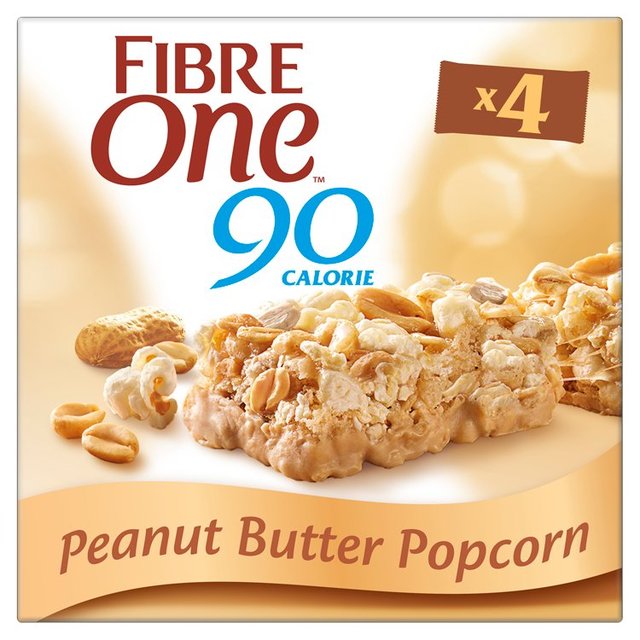 Fibre One Peanut Butter Popcorn Bars 4X21g