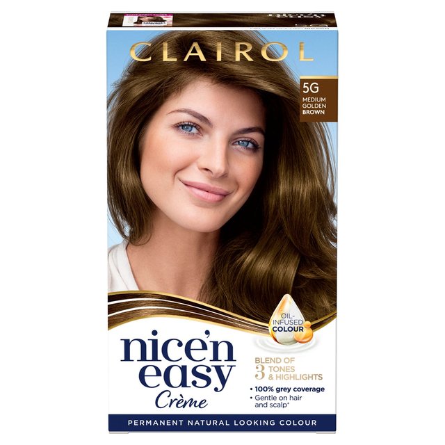 Clairol Ncen/Esy Medium Golden Brown 5G Hair Dye
