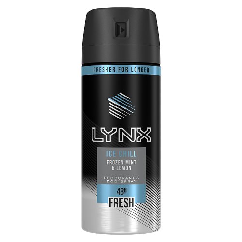 Lynx Ice Chill Deodorant And Body Spray For Men 150Ml