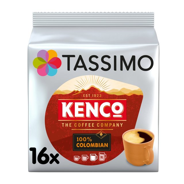 Tassimo Kenco 100% Colombian 16 Coffee Pods