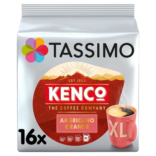 Tassimo Kenco Americano Grande Coffee Pods X16
