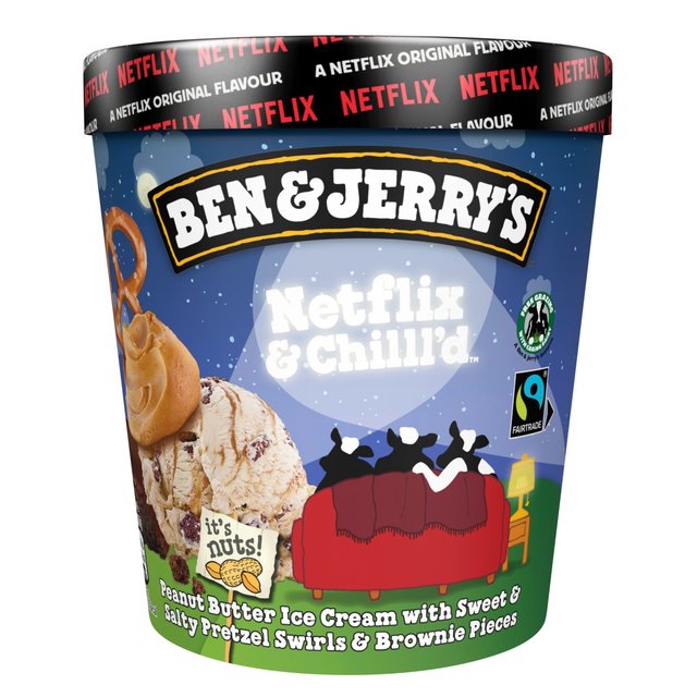 Ben & Jerry's Netflix And Chilld Ice Cream 465Ml