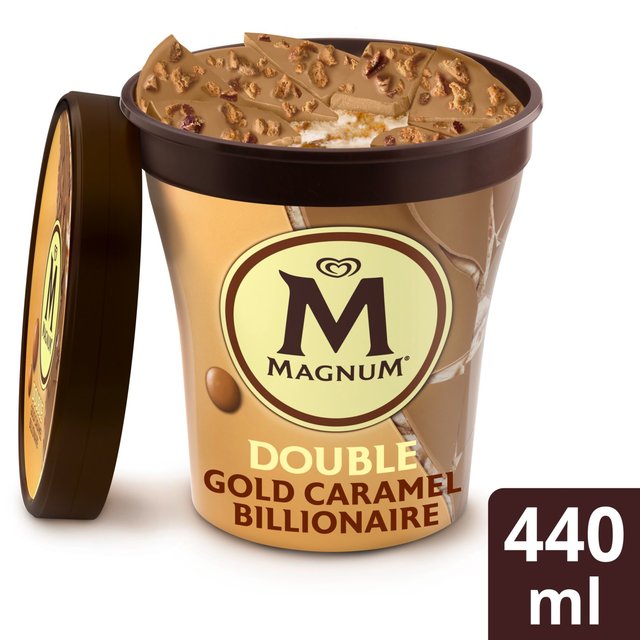 Magnum Double Gold Caramel Blnaire Ice Cream 440Ml
