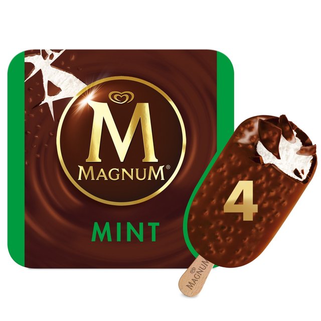 Magnum Mint Ice Cream 4 X100ml