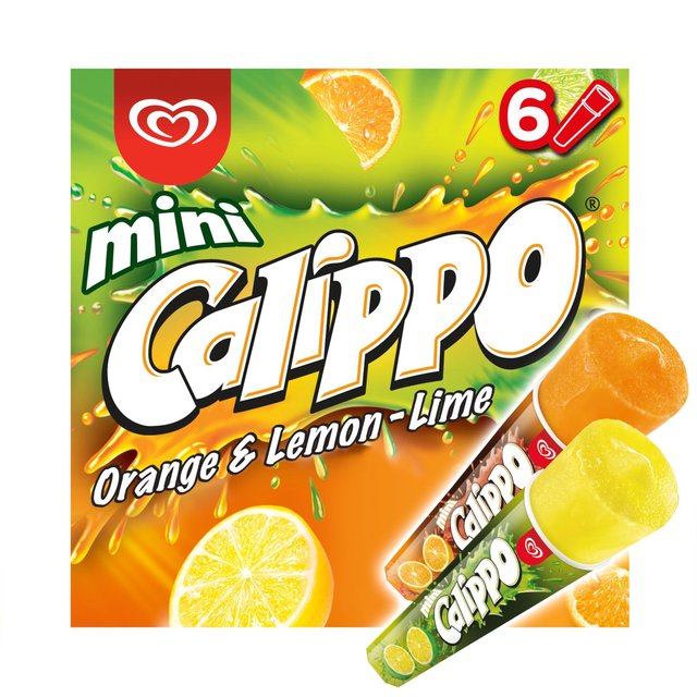 Walls Calippo Mini Orange Lemon And Lime 6 X 80Ml