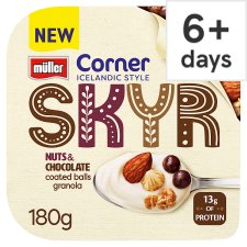 Muller Corner Skyr Nuts And Chocolate Balls Granola 180G