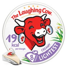 L/Cow Lightest Cheese Spread Triangles 8 Pack 133G