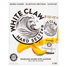 White Claw Hard Seltzer Mango 4X330ml