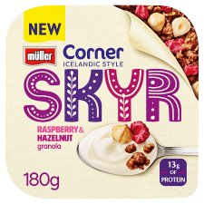 Mul/Cnr Skyr Raspberry And Hazlenut Granola Yoghurt 180G