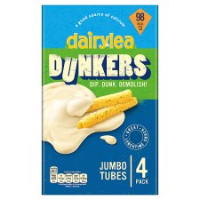 Dairylea Dunkers Jumbo Tubes Snacks 4 Pack 164G